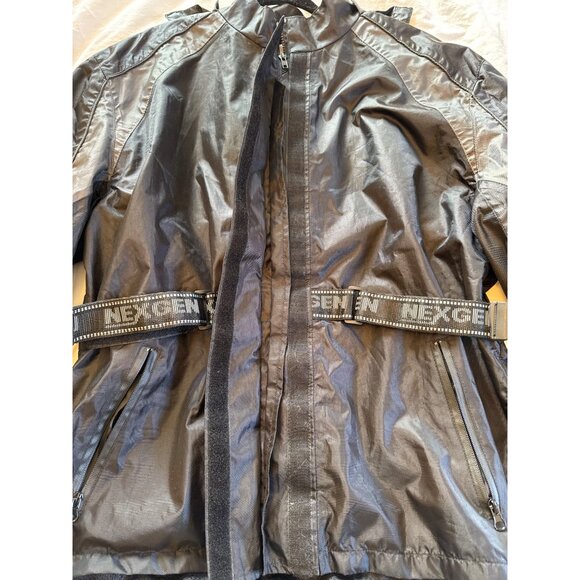 Nexgen Motorcycle Jacket XL Black With Adjustable Belts and Reflective Accents - Picture 3 of 6